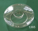 Bougeoir en verre UFO 14cm en boîte