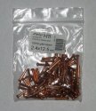 100 rivets, ø 2.4 x 12.5 mm, copper